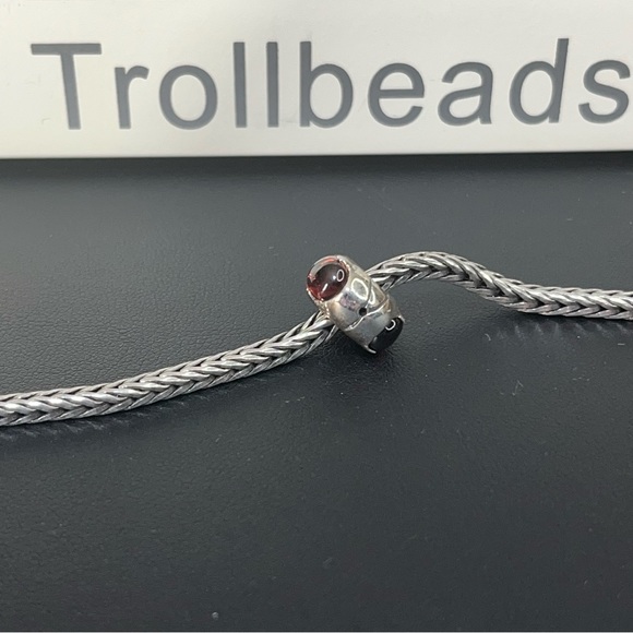 Trollbeads Jewelry - Trollbeads Retired Silver Bead With Garnets- 51712
